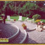 Paver patio, Minnetonka, MN – Borgert pavers, Holland Stone, hybrid parquet pattern
