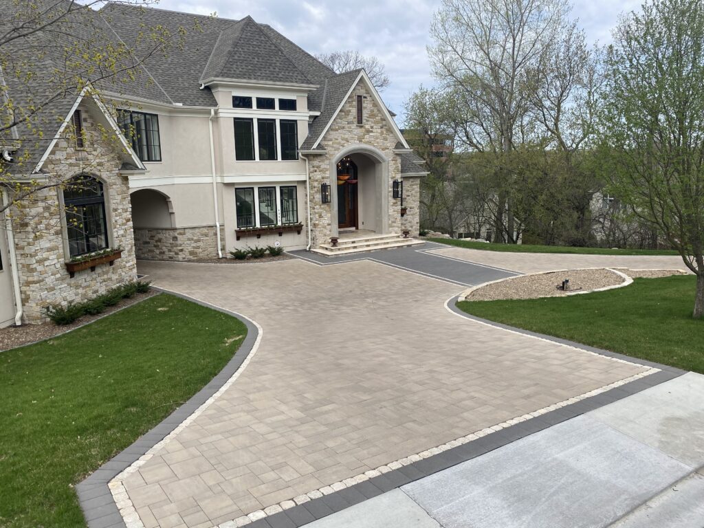 Beige Brick House